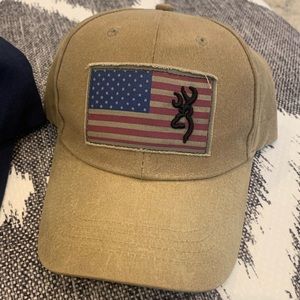 Browning American Flag Adjustable Hat